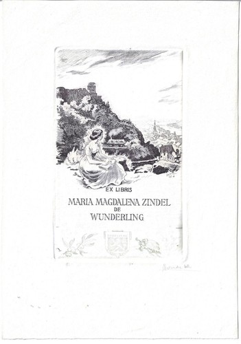 Alexandre coll exlibris für - alexandre, coll: