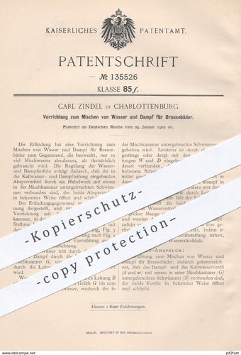 Original patent carl zindel - original,